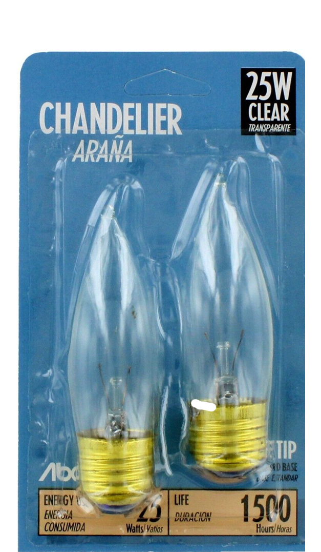 ABCO 03764 25W CHANDELIER FLAME TIP
