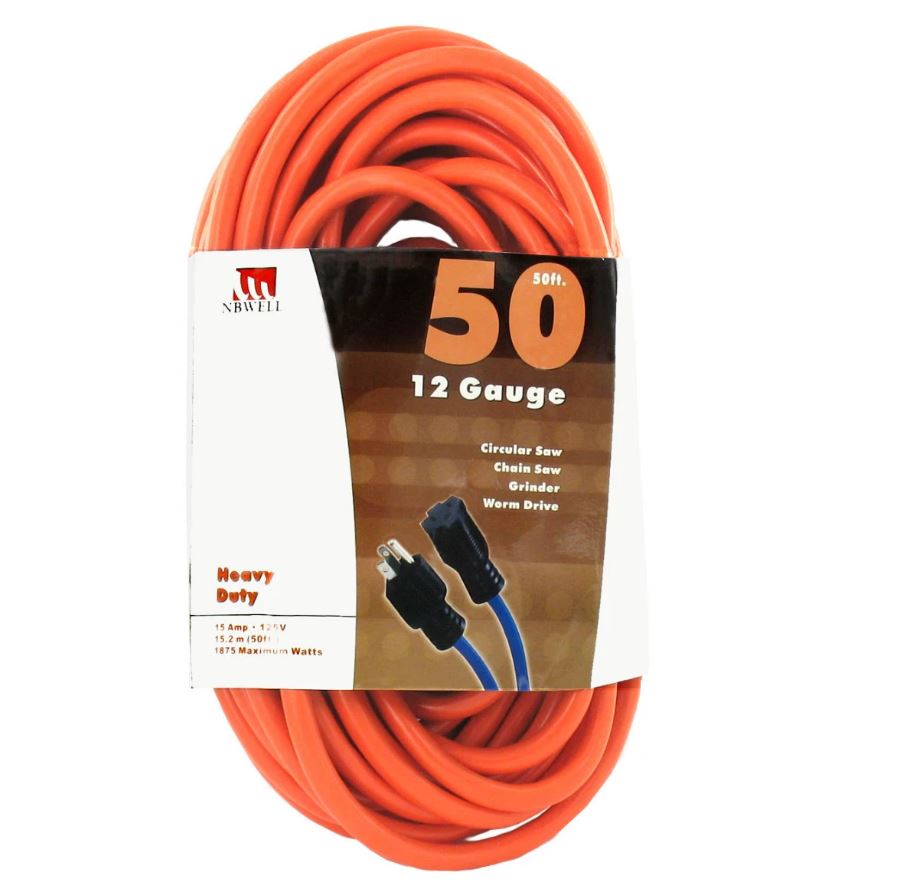 CS 50-OEX515-123RO EXT CORD 12/3 50 FT