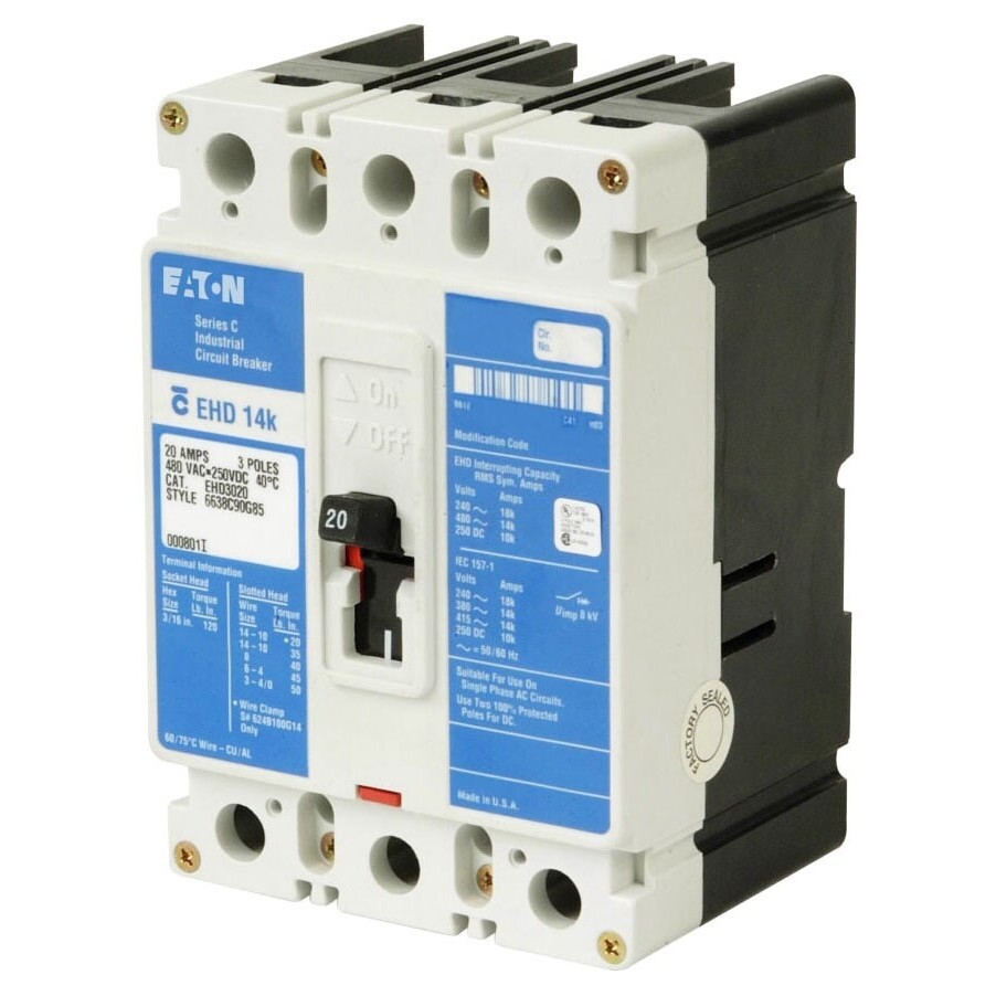 CHD EHD3020 20A 3P CKT BRKR