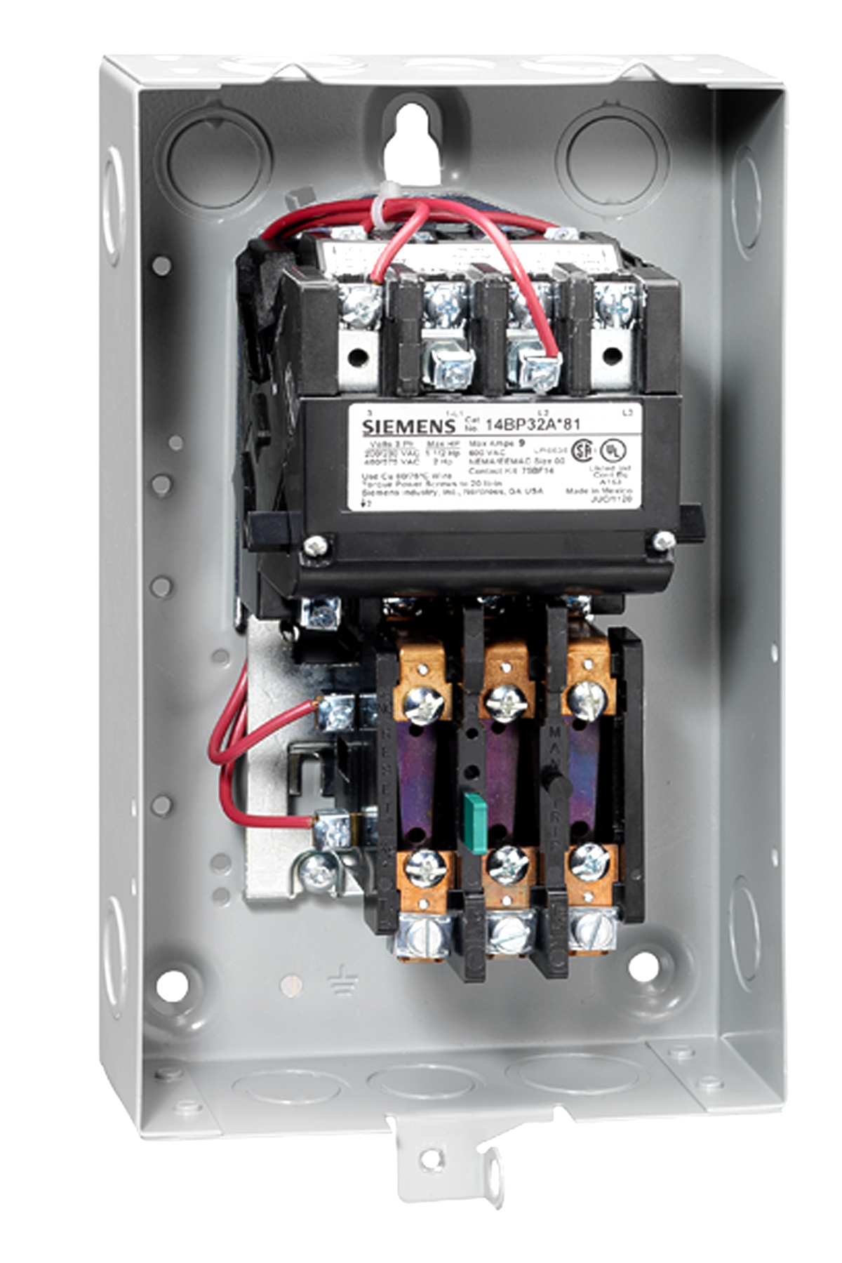 SIEMENS 14BP32BA81 STARTER FVNR SZ00 3PH