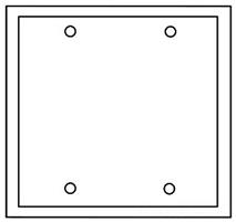 CWD 2137B-BOX 2G BRN BLANK PLATE CWD 2137B-BOX 2G BRN BLANK PLATE