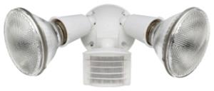 RAB LU300W SENSOR W/2 FLDS WHT