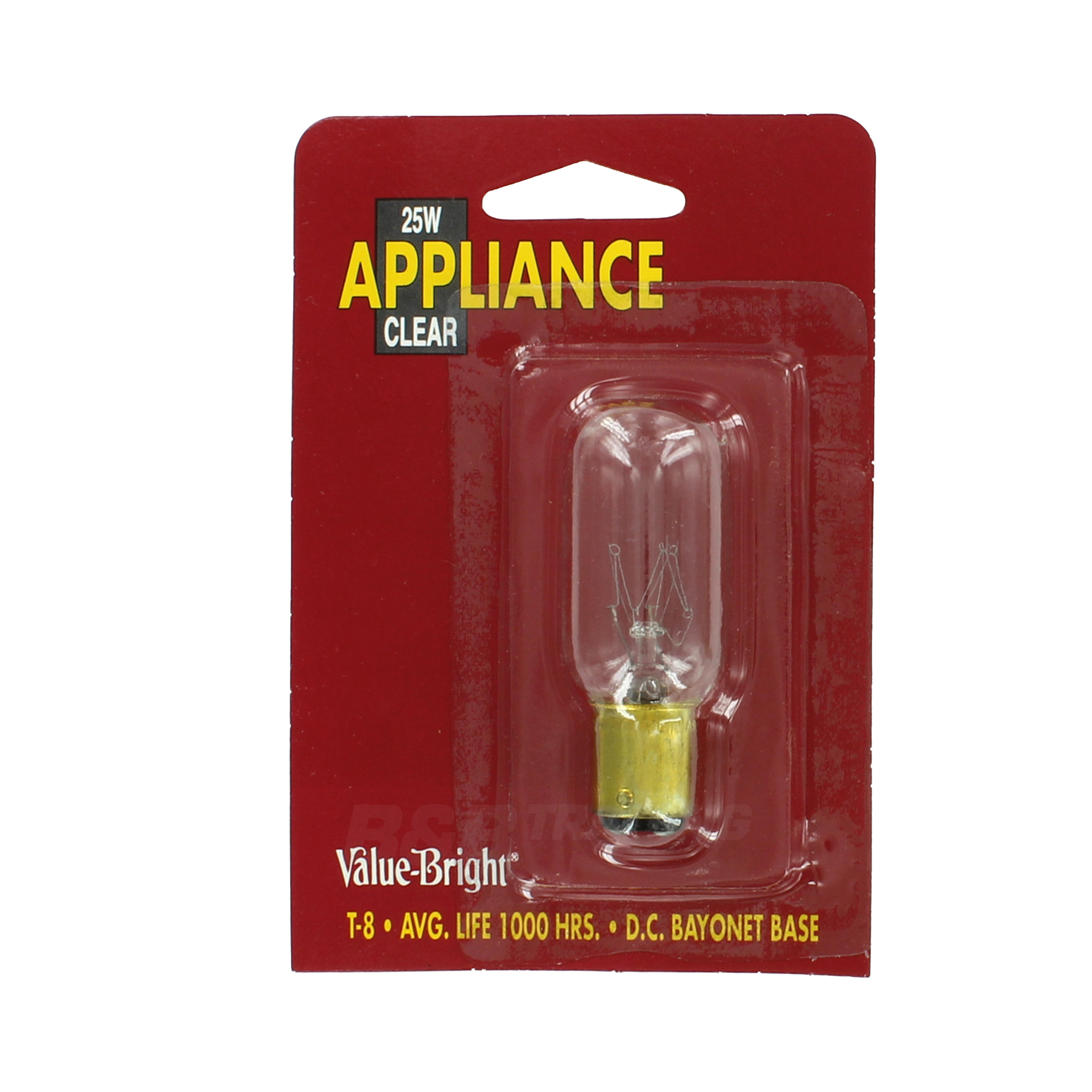 25W T8 Clear DC Bayonet Base Appl. bulb