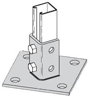 BLINE1 B280-ZN POST BASE