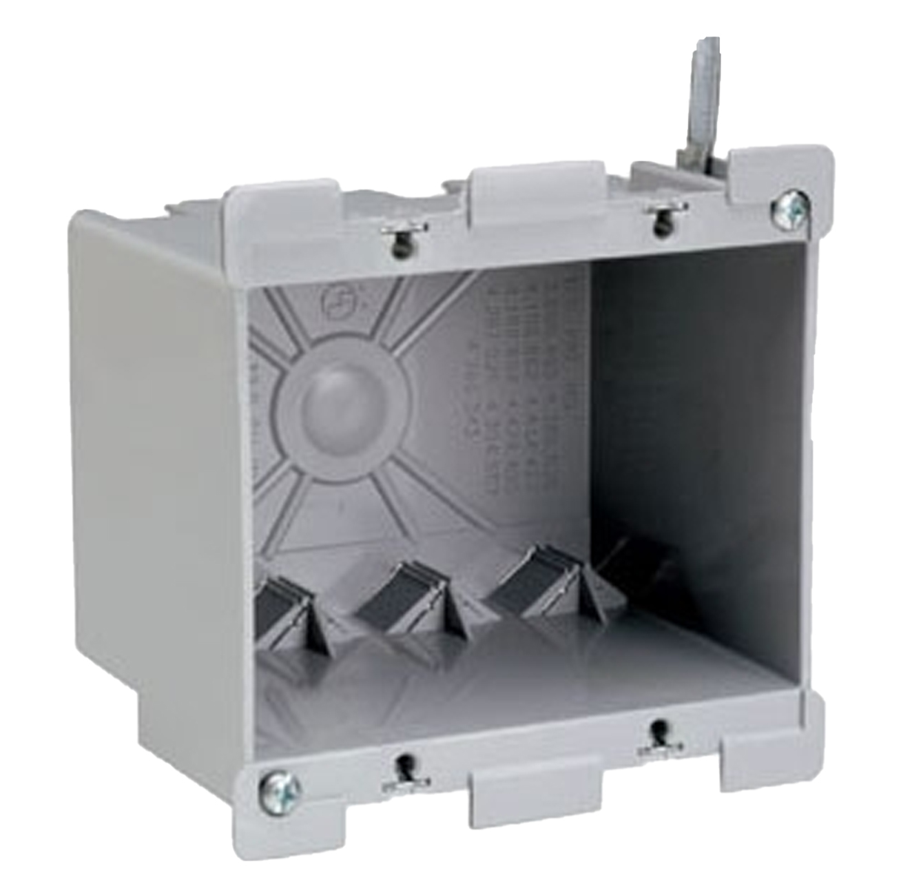 P&S S2-32-W 2G PLSTC OUTLET BOX