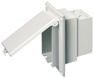 ARL DBVR1W WHT O/D RCPT BOX
