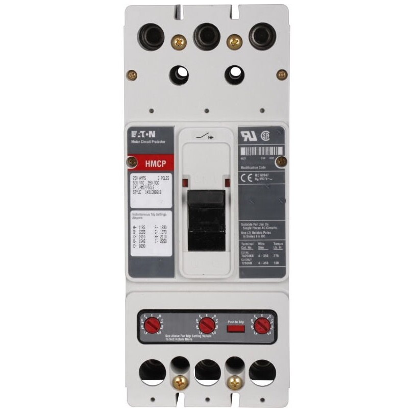 CHD HMCP250J5 3P 250A CB