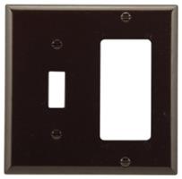 CWD 2153B-BOX 2G BRN SW&RCPT PLT
