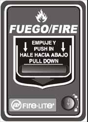 F-LITE BG-12LSP DUAL STAT, RED. SPANISH