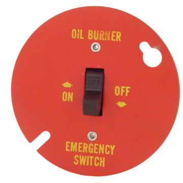1225 LEV  OIL BURNER EMERG. SWITCH W/PL
