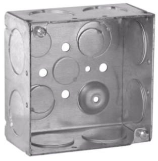CCHO TP436 4SQ 2-1/8D BOX 1-IN KO