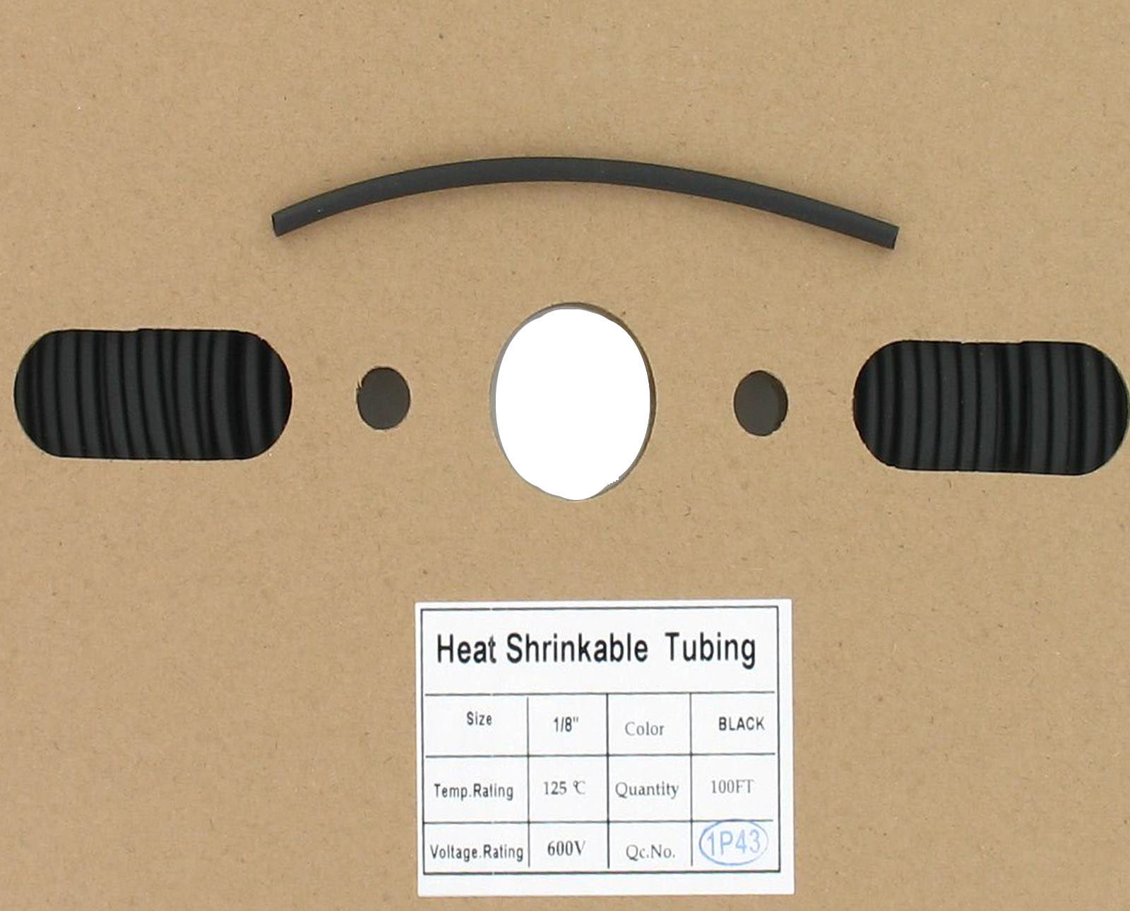 BB HST18BK 1/8” 100' HEAT SHRINK