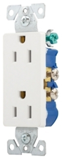 CWD 1107W NEMA5-15 DPLX RCPT