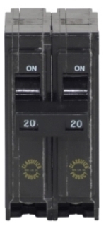 CH3 CHQ220 2P 20A PLUG-ON CB