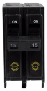 CH3 CHQ215 2P 15A PLUG-ON CB