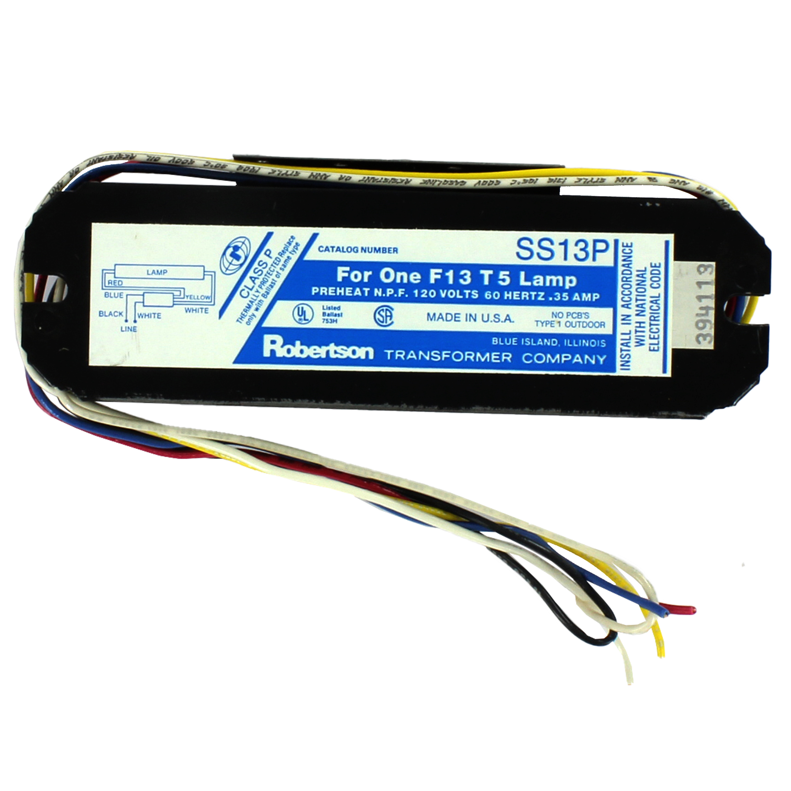 SS13P ROBERTSON BALLAST SS13P ROBERTSON BALLAST