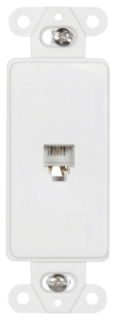 CWD 3560-4W FLSH MNT DEC TEL JACK