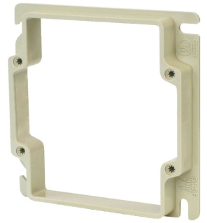 ALLIED 9346 2G 4-IN SQ PLASTER RING