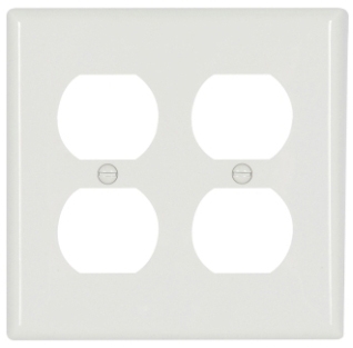 CWD 5150W-BOX 2G WHT HOSP RCPT PL