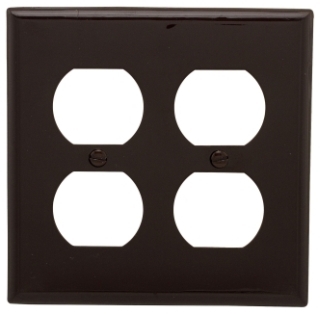 CWD 5150B-BOX 2G BRN HOSP RCPT PL