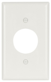 CWD 5131W-BOX 1G WHT HOSP RCPT PL