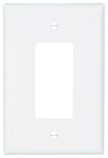 CWD 2751W-BOX 1G WHT DEC PLATE