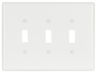 CWD 2741W-BOX 3G WHT TOGGLE RECEPTACLE