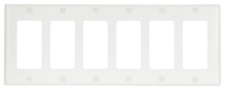 CWD 2166W-BOX 6G WHT BLOCK PLT
