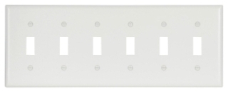 CWD 2156W-BOX 6G WHT SWITCH PLATE CWD 2156W-BOX 6G WHT SWITCH PLATE