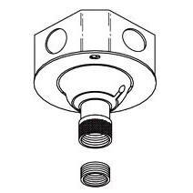 BLINE1 B390BXZN PLTD SWIVEL CONN