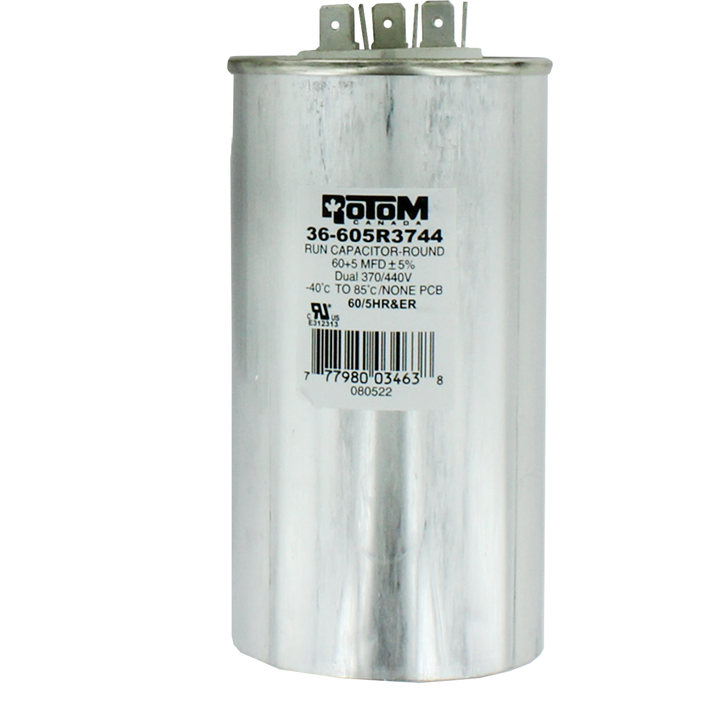 MORRIS 36-605R3744 60+5uf 370/440v MORRIS 36-605R3744 60+5uf 370/440v
