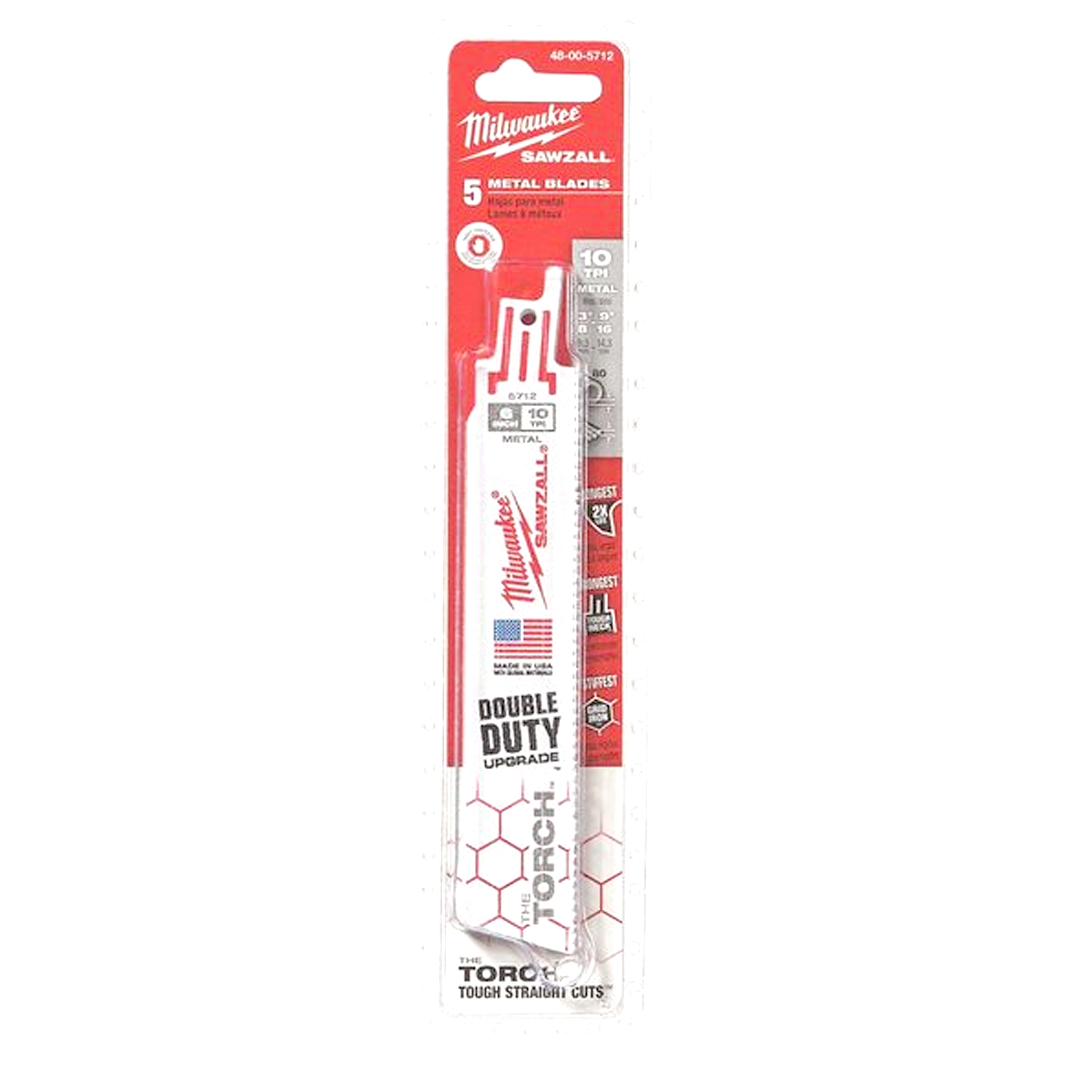 MILW 48-00-5712 10T 6L BLADE /PK