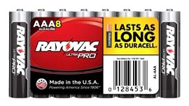 RAYOVAC ALAAA-8 SZAAA ALK IND BAT