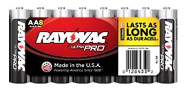 RAYOVAC ALAA-8 SZAA ALK IND BAT