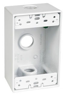 TMAC SB350WH (3)1/2 HL WHT RECT BOX TMAC SB350WH (3)1/2 HL WHT RECT BOX
