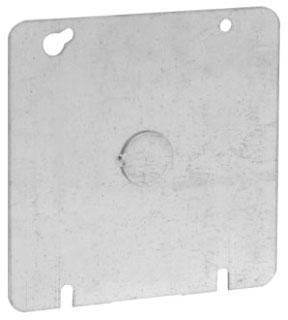 CCHO TP572 4-11/16SQ CVR W/1/2KO