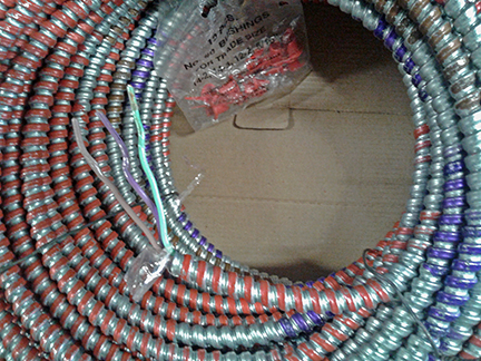 CABLE 14/2 FAMC ASTL BRN/PURPLE COILS CABLE 14/2 FAMC ASTL BRN/PURPLE COILS