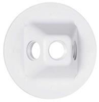 TMAC PLV330WH WHT RND 3-HL PVC CVR