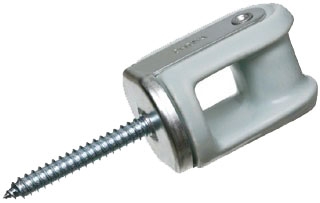 ARL 616 PORC WIRE HLDR W/ LAG SCR