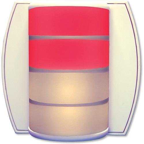 TEK LI-382LED WH/RED CORRIDOR LAMP