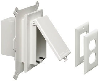 ARL DBVS1W WHT O/D RCPT BOX