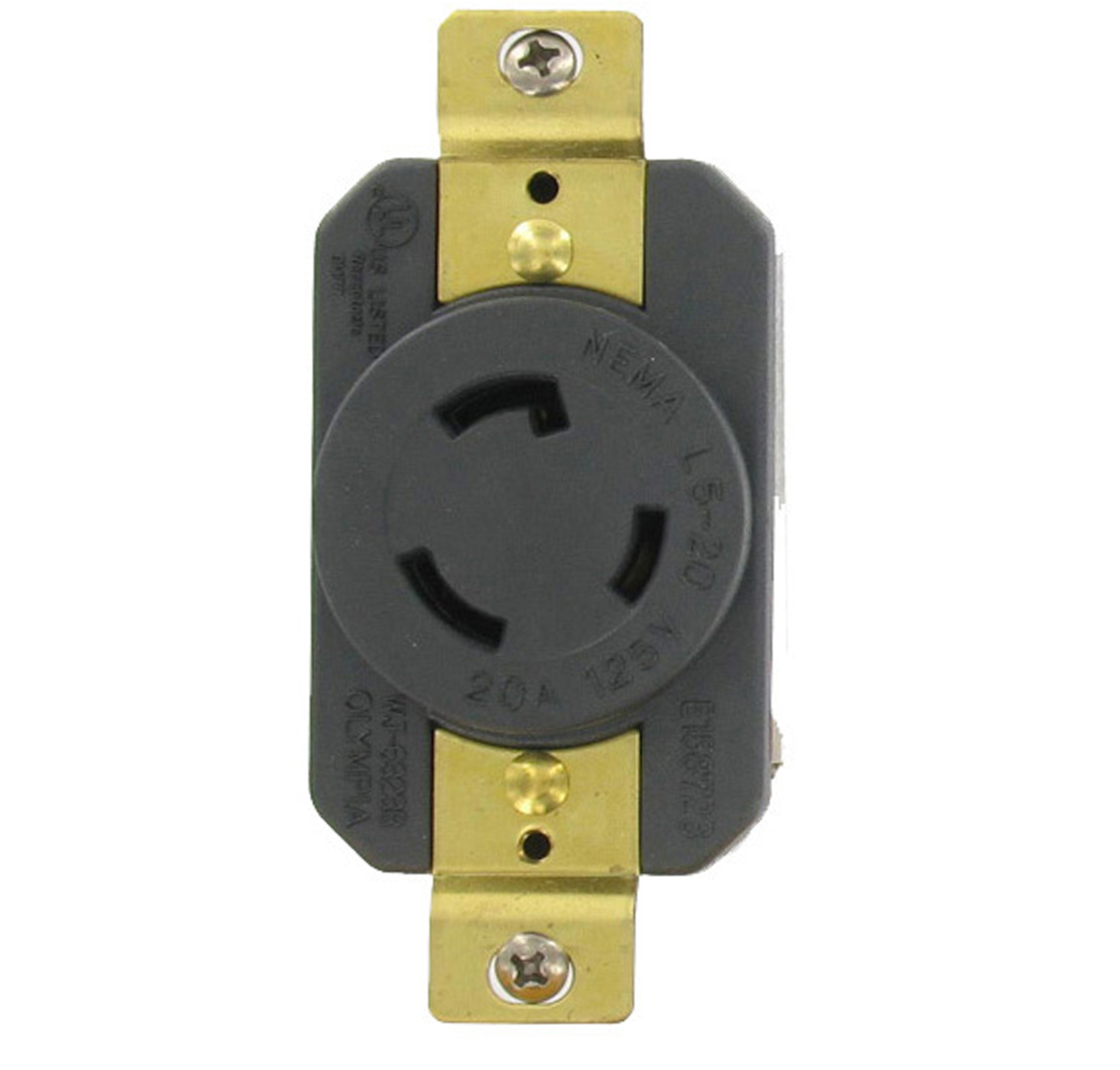 BB OLYM-L520FR 20A 125V LOCKING RECP