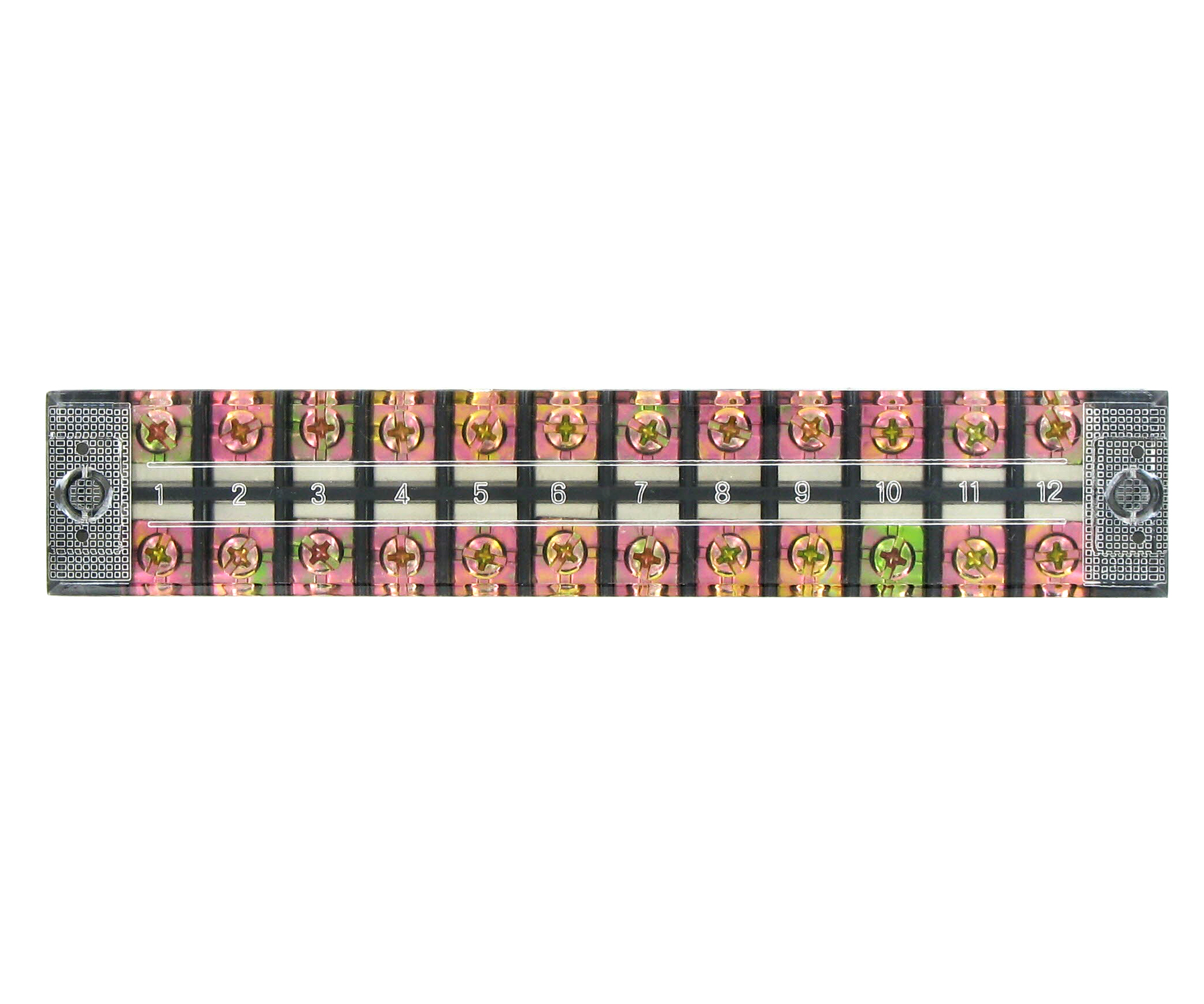 Fixed Barrier 25A 12 Pole Terminal Block