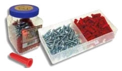 M-TAL WAK14 1/4 RED PLSTC ANCH KIT