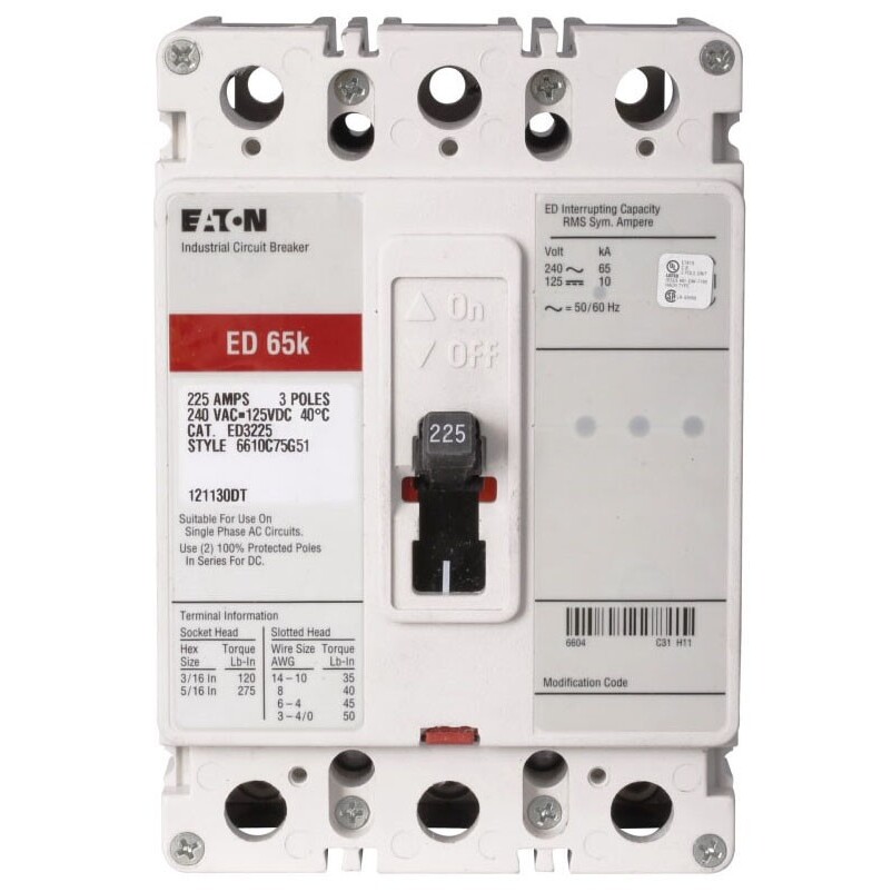 CHD ED3125 3 Pole 125A 240V