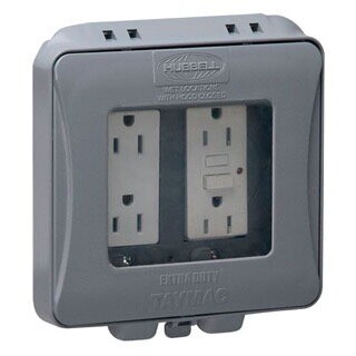 TMAC ML2500G 2-Gang Gray WP In-Use Cover TMAC ML2500G 2-Gang Gray WP In-Use Cover