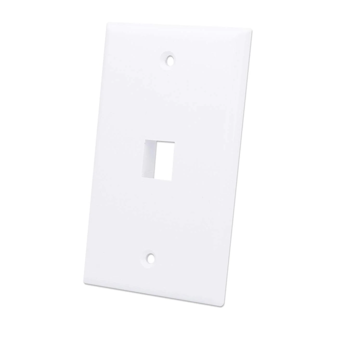 INET 772419 1 port wall plate-White