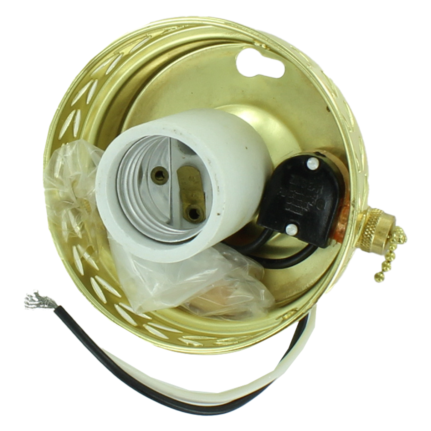 CRAFTMADE F104-PB 4" FAN FITTER P. BRASS