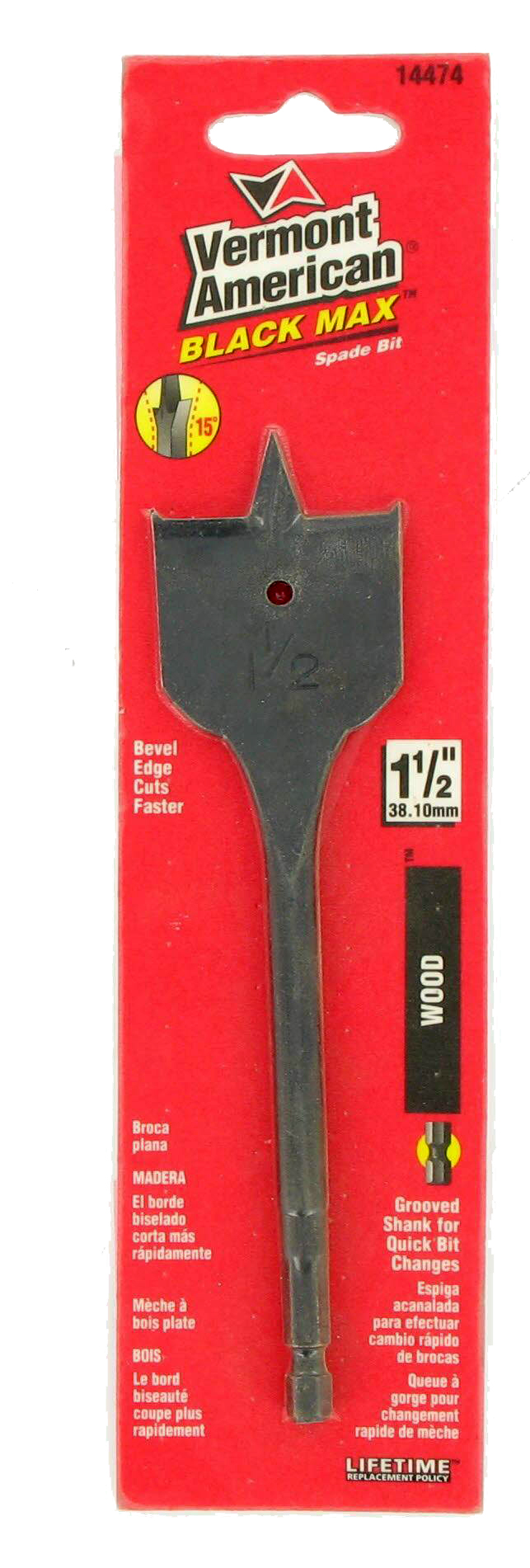 VA 14474 1-1/2 INCH SPADE BIT