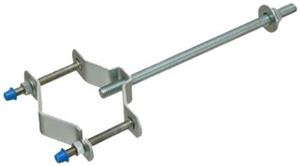 ARL 615 PIPE SUPP CLMP W/10-IN BOLT